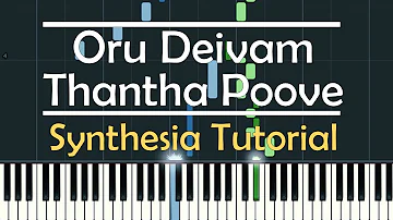 Oru Deivam Thantha Poove ║ Synthesia Tutorial By Joel Biju Mathew