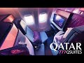 Qatar Airways 777 Qsuites window seat | Doha to Seattle | Part 2