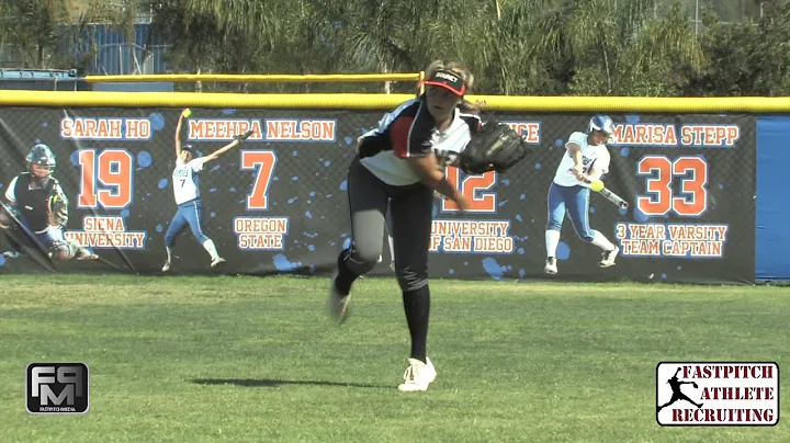 2018 Lauryn Yarnall Outfield Softball Skills Video