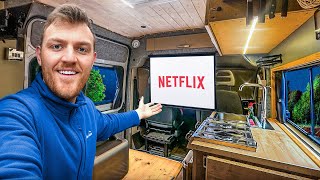 Luxury Vanlife Wild Camping (Alone In The Woods)