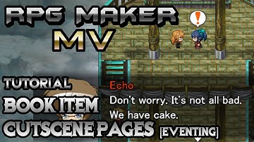 RPG Maker MV Tutorial: Magical Book of Plot Convenience! (Eventing Request)