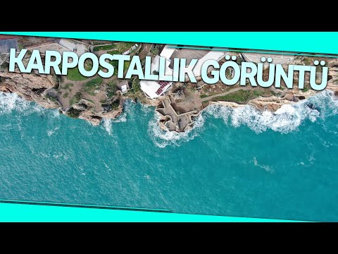 Antalya’nın Dünyaca Ünlü Sahilinde Karpostallık Görüntü