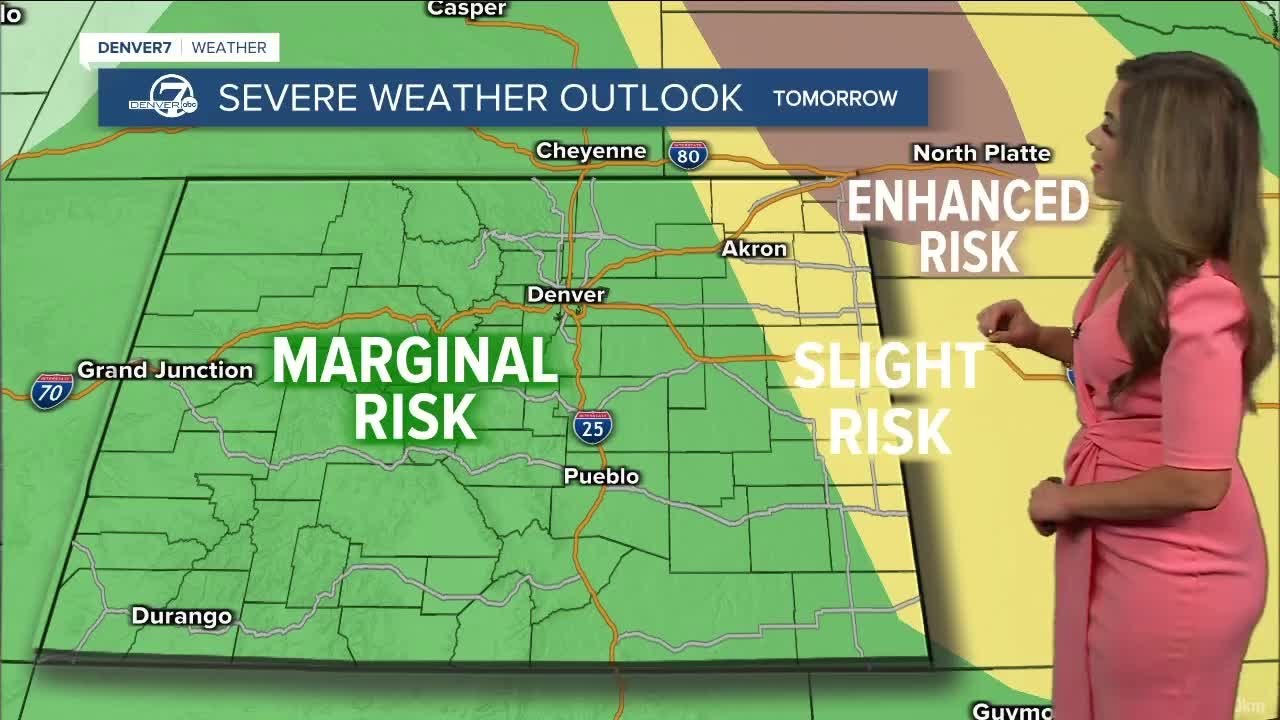 Scattered, strong storms in Denver metro, E. Plains this evening - YouTube