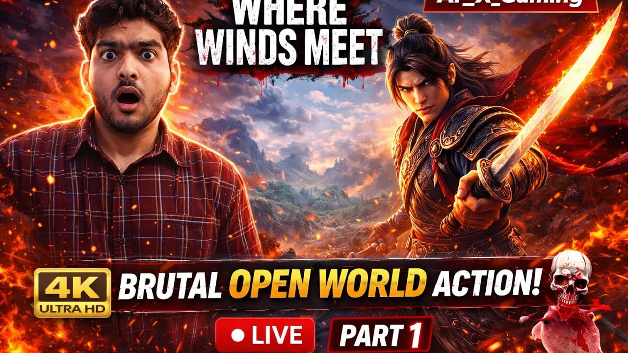 😱Where Winds Meet Full Gameplay Walkthrough Part 1 (Hindi) | 4K PC Best gameplay ever🔥