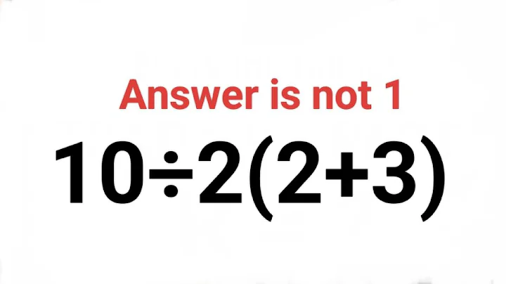 10÷2(2+3) The answer is not 1. Many got it wrong! A nice Math Test #math #percentages #ukraine
