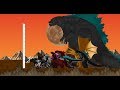 Monsters Size Comparison 1 - Kong, King Ghidorah, M.U.T.O, Skull crawler | PANDY Animation 5