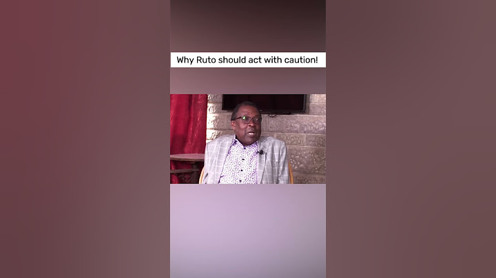 Why Ruto should act with caution!