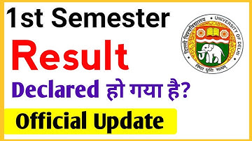 Du SOL First Semester Result Update 2022 | du sol 1st semester result Update 2022