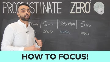 How To Improve Your Focus (The Pomodoro Technique Explained)