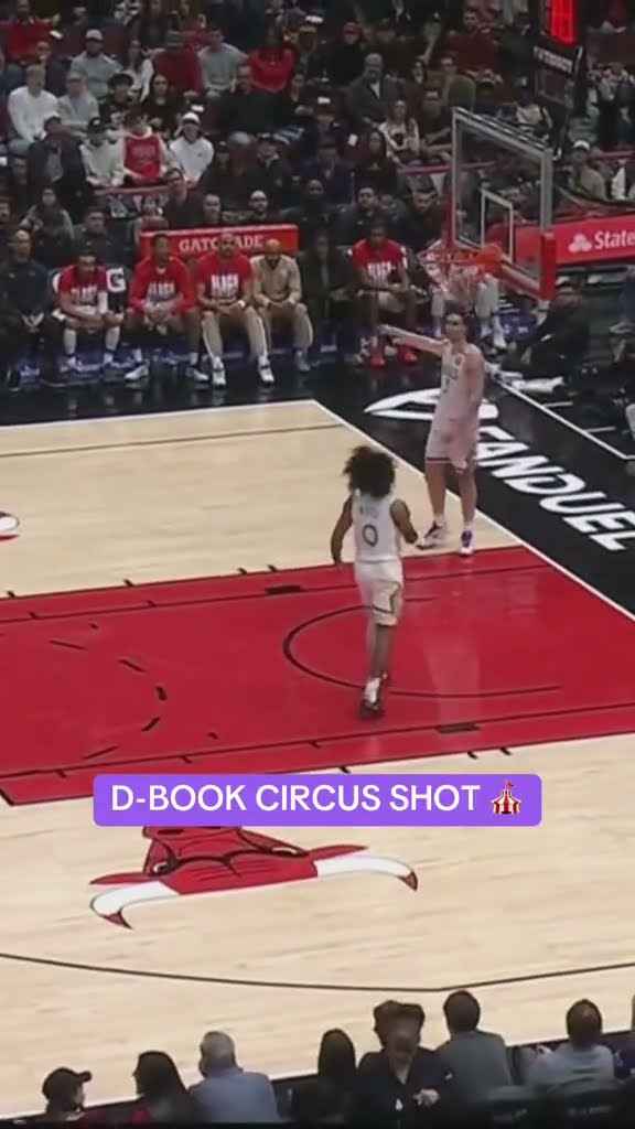 Devin Booker with the hoop and the harm ?