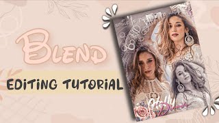Blend editing tutorial for FANPAGES ||