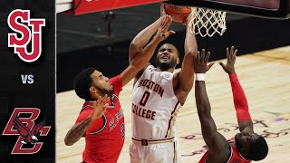 St. John's vs Boston College Men's Basketball Highlight (2020-21)