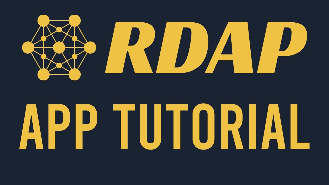 How to use the RDAP App