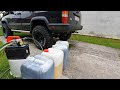 WMO/Used Oil as Diesel FUEL, Filtration Setup, Filtering, Test Drive - Jeep Cherokee XJ 2.5 TD