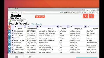 Advanced Sorting in Simple CRM System