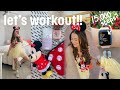 Working out at disney world 