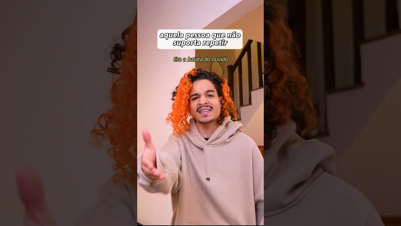 AQUELA PESSOA QUE NÃO SUPORTA REPETIR
