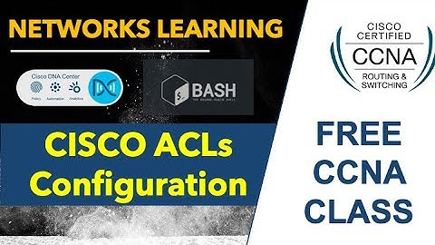 Cisco ACLs configuration LAB