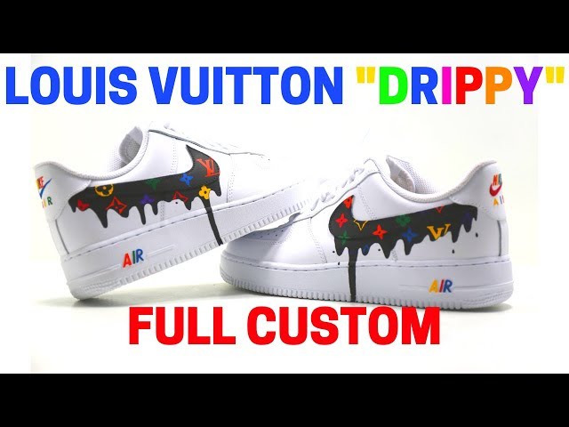 Big Kid's Drippy LV AF1 – Jays.Customs LLC