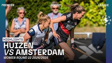 Huizen neemt zeer waardig afscheid 🤝 HUI - AMS 🏑 Tulp Hoofdklasse Dames ‘24/’25 | Samenvatting