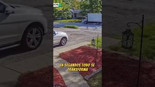 Camión explota en segundos en Chicago ¡Todo quedó grabado! #explosion #camion #impactante #viral