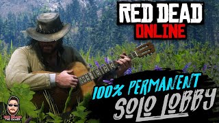 100% Permanent SOLO Lobby in Red Dead Online - PS4,PS5