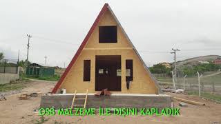 ÜÇGEN EV YAPIMI GÜNCEL VİDEO(2020)(HOMEMADE TRİANGLE HOME)