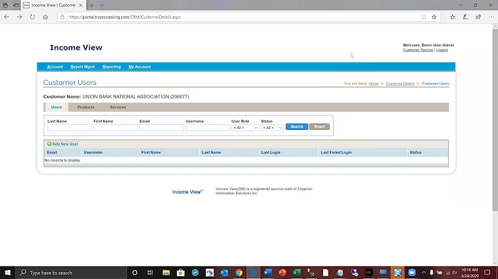 User Admin Training
