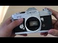canon キャノン FT 検品方法　フィルムカメラ 動作確認