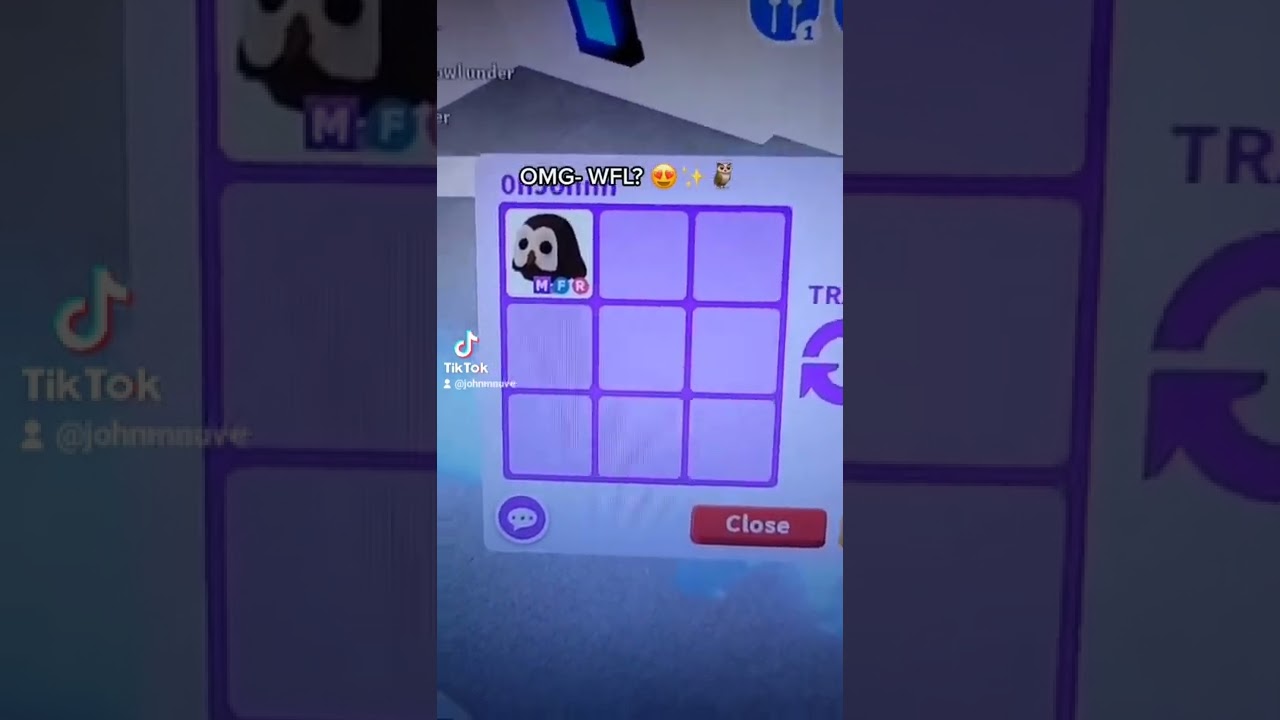 OMG! I traded my Mega Owl for this win! 😱🦉🤩 (Adopt Me Tik Tok)