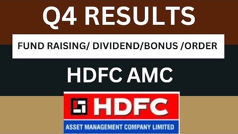 hdfc amc Q4 Results 2025 | hdfc amc Results Today | hdfc amc Share Latest New