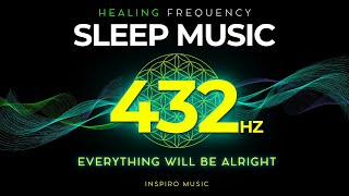 Sleep Music Black Screen · Full Body Healing  · 432 hz Binaural
