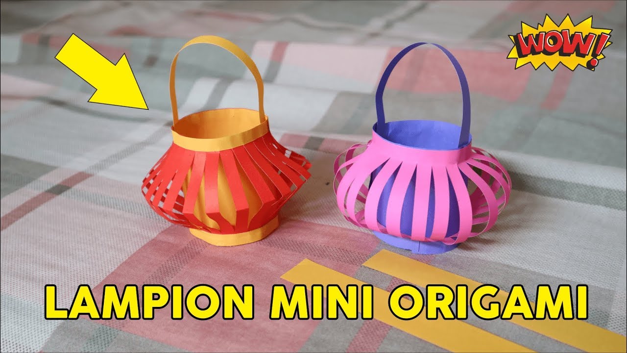 30 Ide Keren Cara Membuat Lampion Dari Kertas Origami 