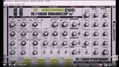 VK-1 VIKING Synthesizer by Blamsoft