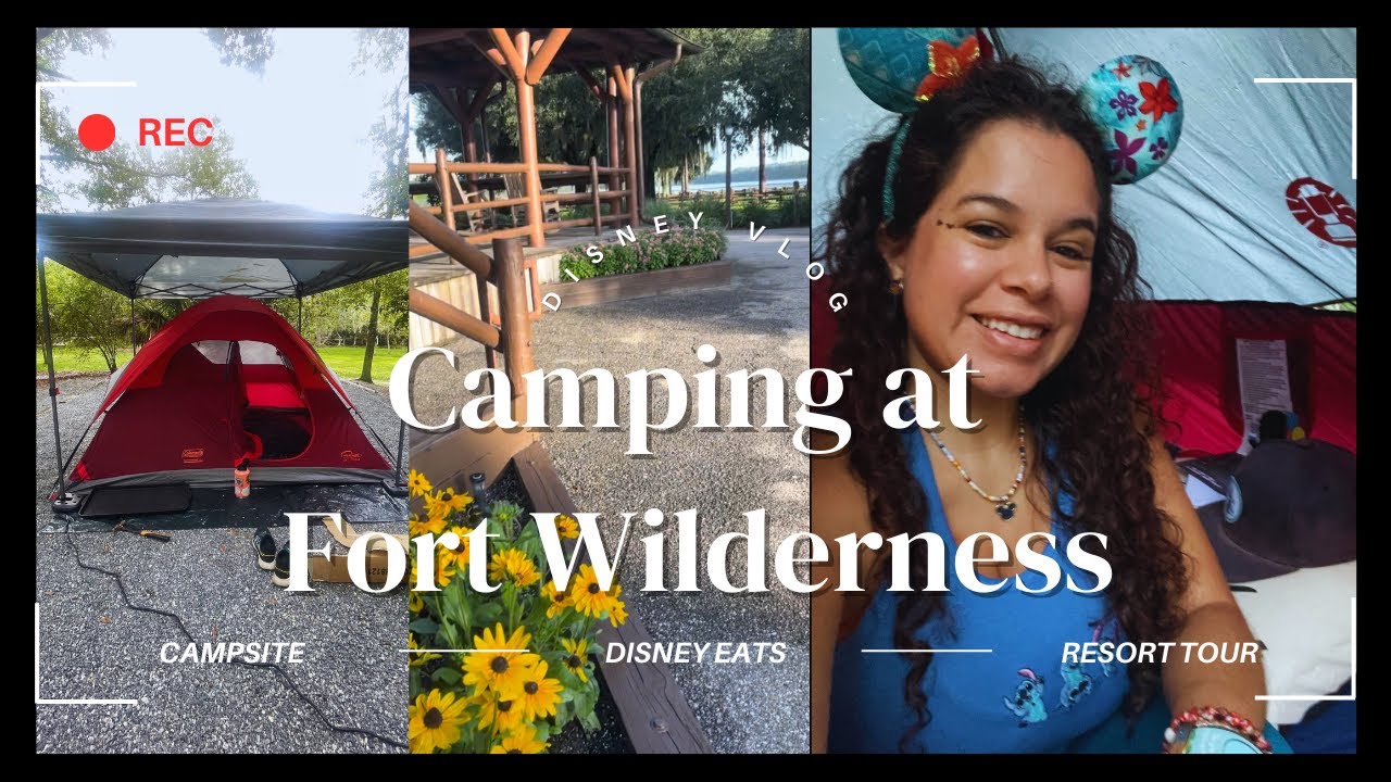 Tent Camping at Fort Wilderness! Camp Site Tour | Resort Tour