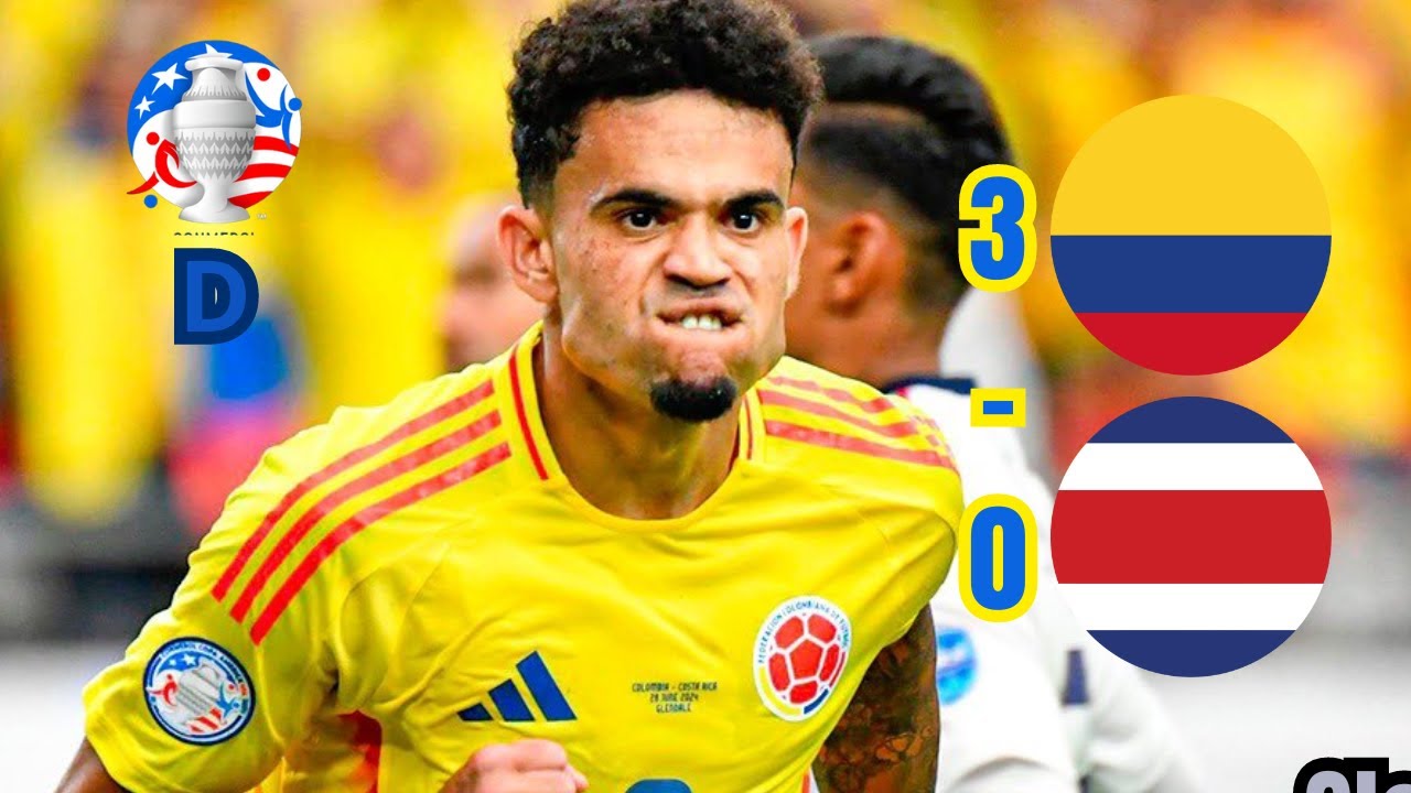 Colombia 3-0 Costa RIca || Jornada 2 Grupo D || Copa América 2024 ...