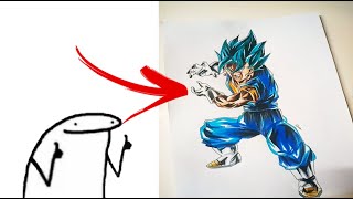 Cómo Dibujar A Vegito Ssj Blue Legens