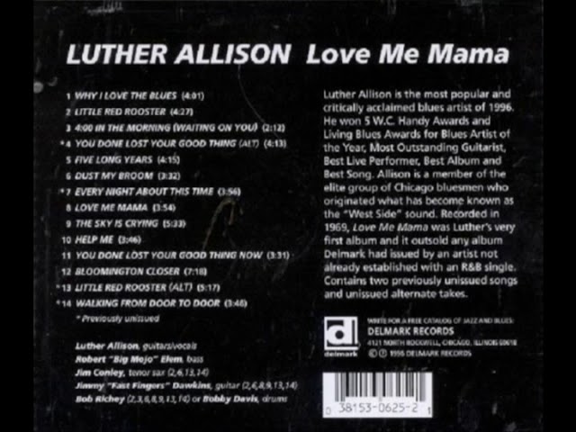 Luther Allison - Love Me Mama (Full Album) - YouTube