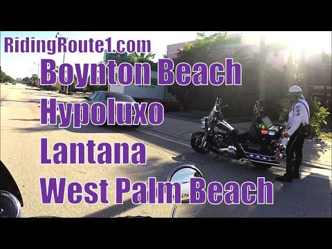 Riding Route 1: Boynton Beach, Hypoluxo, Lantana, and West Palm Beach