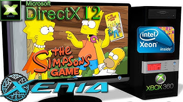 XENIA DX12 [Xbox 360] - The Simpsons Game [Gameplay] DirectX 12 api #4