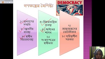 Class 11 & 12, Civics & Good Governance (Paper 1). Lecture 1, Chapter 7, Farzana Hoque