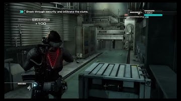 Binary domain first mission Xbox series x gameplay