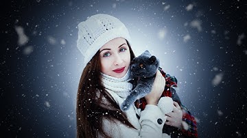 How to Create Snow in Photoshop - photoshop tutorial | how to create snow effect in photoshop