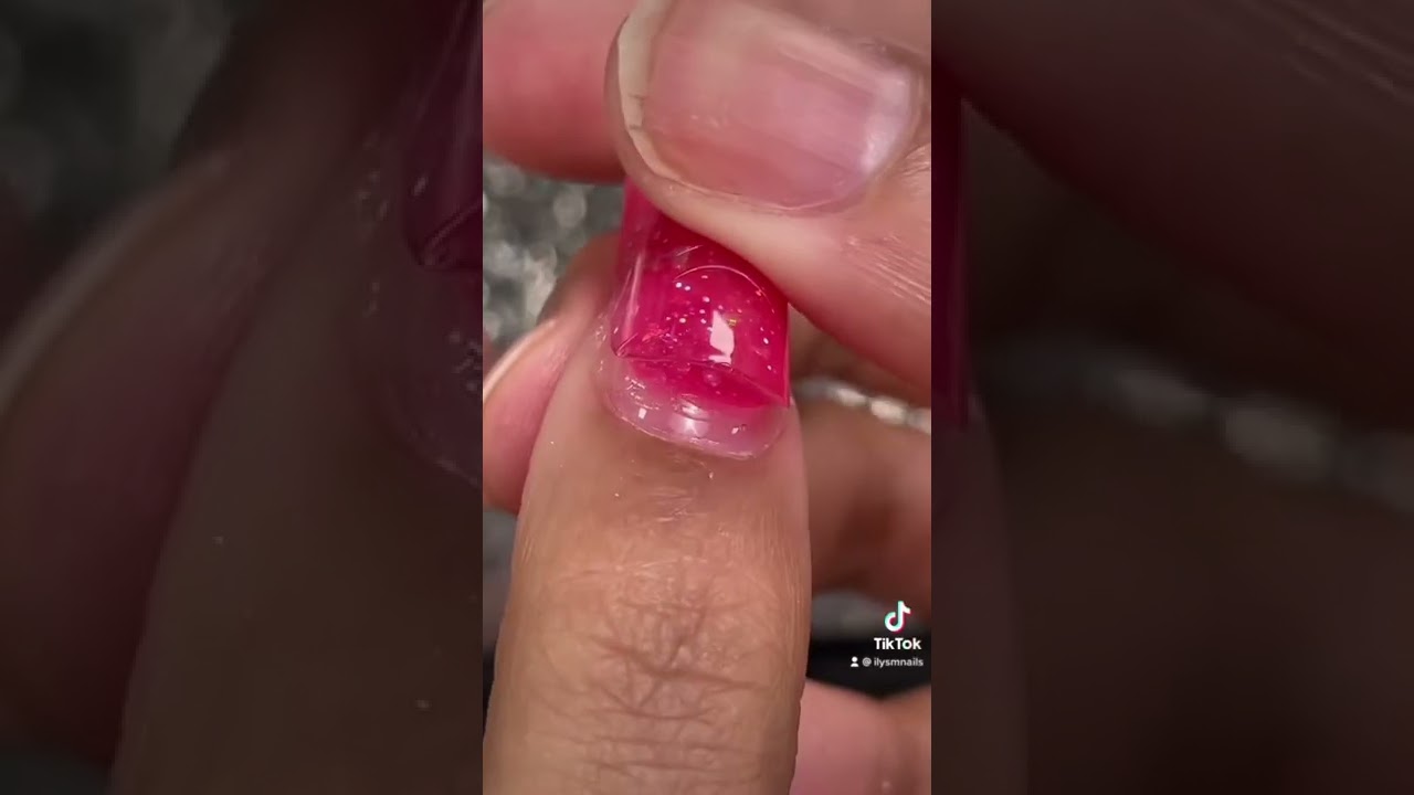 New Pink Nails 💅🏽 with Cute Stars ⭐️ 