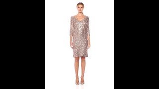 Alex Evenings Womens Short 34 Sleeve Dress With Cording Detail Pee And Regular Sizes 2019