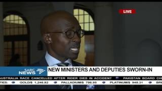 Malusi Gigaba on his appointment as the new Finance Minister