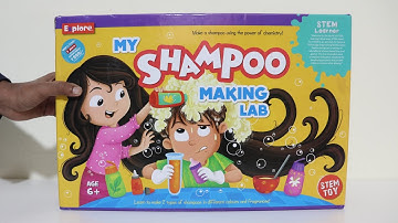My Shampoo Making Lab - How to make a shampoo - Chatpat toy tv