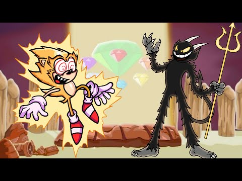 Knockout Fleetway Sonic Challenging The Devil Friday Night Funkin Indie Cross Cover 
