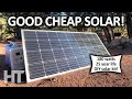 BIG CHEAP Off Grid SOLAR! BougeRV 180 Watt 12v Solar Panel Review | GIVEAWAY!