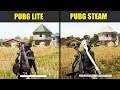 PUBG Lite vs PUBG STEAM (Graphics & FPS Comparison)